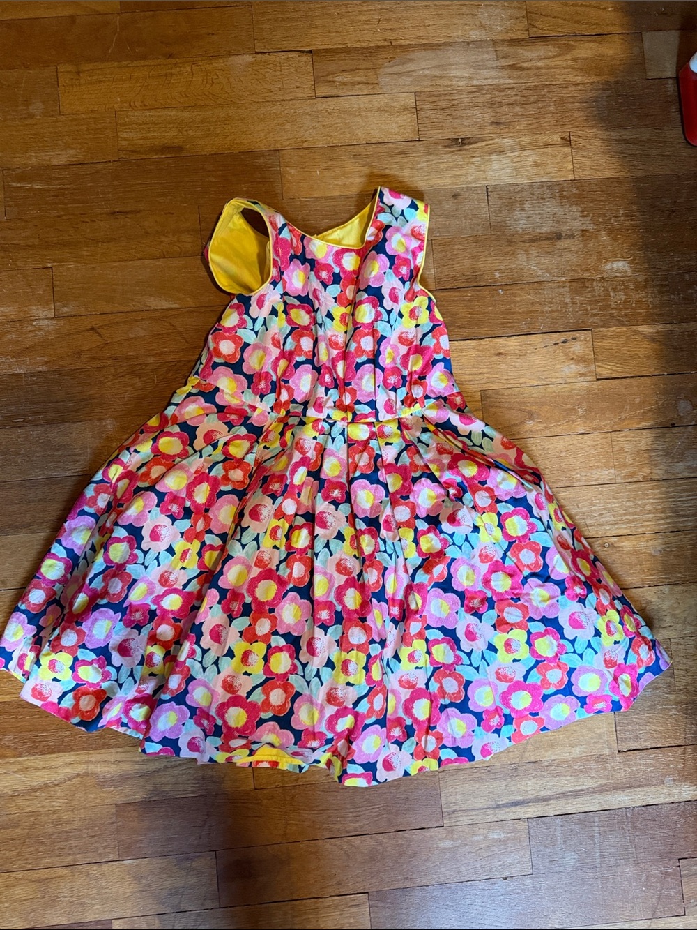 marmellata Pink Multi Floral Fit-and-Flare Dress